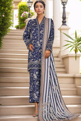 3-PC Stitched Printed Khaddar Malika By Sada Bahar | 5787