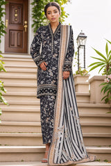 3-PC Stitched Printed Khaddar Malika By Sada Bahar | 5767
