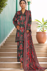 3-PC Stitched Printed Khaddar Malika By Sada Bahar | 5757