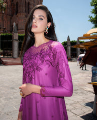 3-PC Unstitched Embroidered Lawn Odessey By Mushq | Mariel