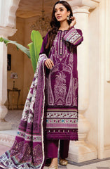 Unstitched 3 Piece Printed Khaddar By Mausummery | Hellebores