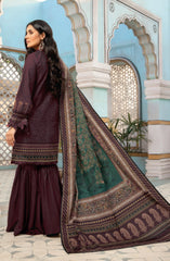 Unstitched 3 Piece Printed Khaddar By Mausummery | Jasper
