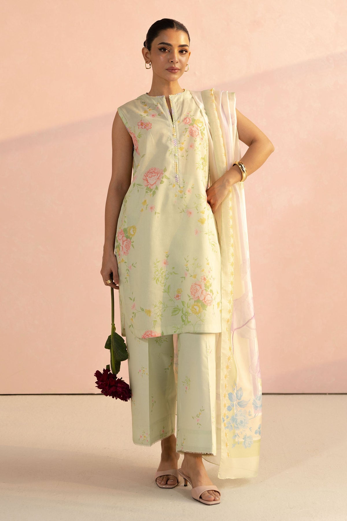 Mia-5A | 3Pc Unstitched Suit Prints Lawn Coco By Zara Shahjahan