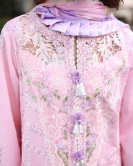 3-PC Unstitched Embroidered Lawn The Secret Garden By Mushq | Moonpetal