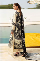 N-602 | 3PC Unstitched Suit Luxury Lawn Vol-06 Rangrez By Ramsha