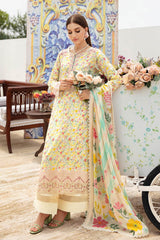N-604 | 3PC Unstitched Suit Luxury Lawn Vol-06 Rangrez By Ramsha