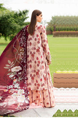 N-605 | 3PC Unstitched Suit Luxury Lawn Vol-06 Rangrez By Ramsha