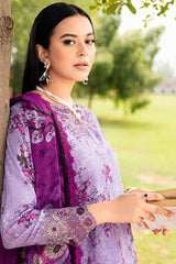 N-606 | 3PC Unstitched Suit Luxury Lawn Vol-06 Rangrez By Ramsha