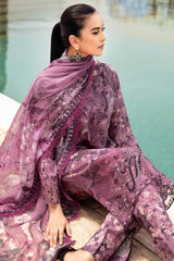 N-609 | 3PC Unstitched Suit Luxury Lawn Vol-06 Rangrez By Ramsha