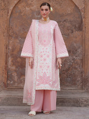 3-PC Unstitched Embroidered Luxury Lawn Nilofer By Mahnur | NL-01
