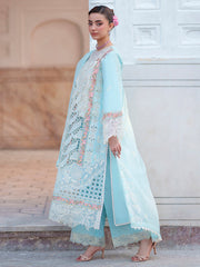 3-PC Unstitched Embroidered Luxury Lawn Nilofer By Mahnur | NL-03