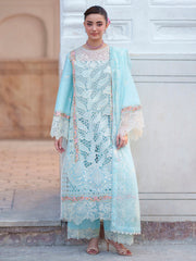 3-PC Unstitched Embroidered Luxury Lawn Nilofer By Mahnur | NL-03