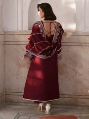 3-PC Unstitched Embroidered Luxury Lawn Nilofer By Mahnur | NL-08