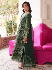 3-PC Unstitched Embroidered Luxury Lawn Nilofer By Mahnur | NL-09