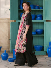 3-PC Unstitched Embroidered Luxury Lawn Nilofer By Mahnur | NL-12