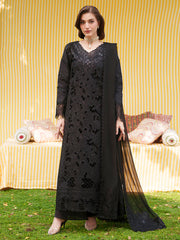 3-PC Unstitched Embroidered Luxury Lawn Nilofer By Mahnur | NL-14
