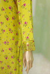 NVE-51 | 3 PC Unstitched Viscose Silk Suit Lawn Naubahar By Hz Textiles