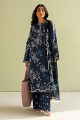 Nora-8A | 3Pc Unstitched Suit Prints Lawn Coco By Zara Shahjahan