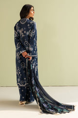 Nora-8A | 3Pc Unstitched Suit Prints Lawn Coco By Zara Shahjahan
