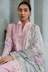 Unstitched 3-PC Embroidered Lawn Satori by Zara Shahjahan Nozomi-2A