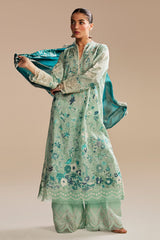 Unstitched 3-PC Embroidered Lawn Satori by Zara Shahjahan Nozomi-2B