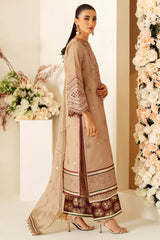 Oak | 3 Pc Unstitched Suit Embroidered Raw Silk Luxe By Alizeh