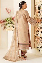 Oak | 3 Pc Unstitched Suit Embroidered Raw Silk Luxe By Alizeh