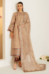 Oak | 3 Pc Unstitched Suit Embroidered Raw Silk Luxe By Alizeh