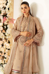 Oak | 3 Pc Unstitched Suit Embroidered Raw Silk Luxe By Alizeh