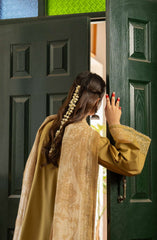 3-PC Stitched Embroidered Cotton Lawn By Casual Lite | Outfit-05 Earthy Tone