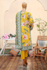 PKP-39 | 3Pc Unstitched Suit Winter Digital Printed Khaddar Premium By Hz Textiles