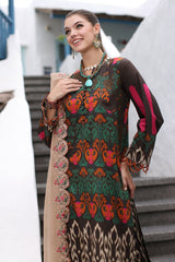 3-Pc Charizma Print Melody Printed Lawn With Printed Chiffon Dupatta PM4-02