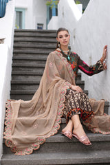 3-Pc Charizma Print Melody Printed Lawn With Printed Chiffon Dupatta PM4-02