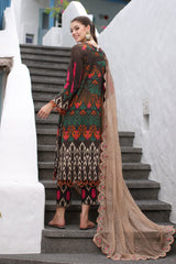 3-Pc Charizma Print Melody Printed Lawn With Printed Chiffon Dupatta PM4-02