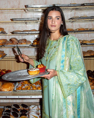 3-PC Unstitched Embroidered Lawn Odessey By Mushq | Paloma