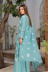 3-PC Unstitched Printed Lawn Parisa By Milli | D-04