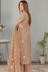 3-PC Unstitched Printed Lawn Parisa By Milli | D-07