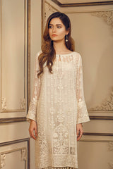 3-PC Unstitched Embroidered Chiffon Chantelle By Baroque | CH03-09