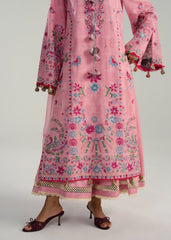 3-PC Unstitched Luxury Lawn By Hussain Rehar | Pembe