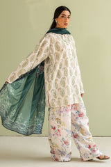 Paisley-6B | 3Pc Unstitched Suit Prints Lawn Coco By Zara Shahjahan