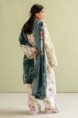 Paisley-6B | 3Pc Unstitched Suit Prints Lawn Coco By Zara Shahjahan