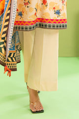 3 Piece Printed Khaddar Suit with Zari Dupatta By Gul Ahmed