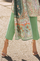 3 Piece Printed Khaddar Suit with Zari Dupatta By Gul Ahmed