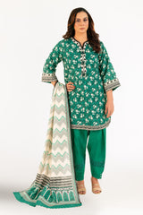 3 Piece Printed Khaddar Suit with Dupatta By Gul Ahmed