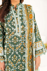 3 Piece Printed Khaddar Suit with Dupatta By Gul Ahmed