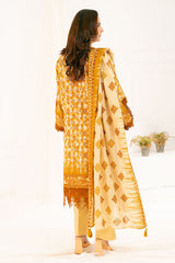 3 Piece Printed Khaddar Suit with Dupatta By Gul Ahmed