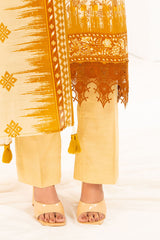 3 Piece Printed Khaddar Suit with Dupatta By Gul Ahmed