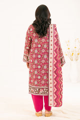 3 Piece Printed Khaddar Suit with Dupatta By Gul Ahmed