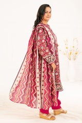 3 Piece Printed Khaddar Suit with Dupatta By Gul Ahmed