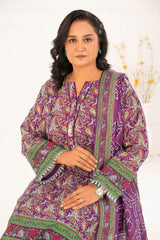 3 Piece Printed Khaddar Suit with Dupatta By Gul Ahmed